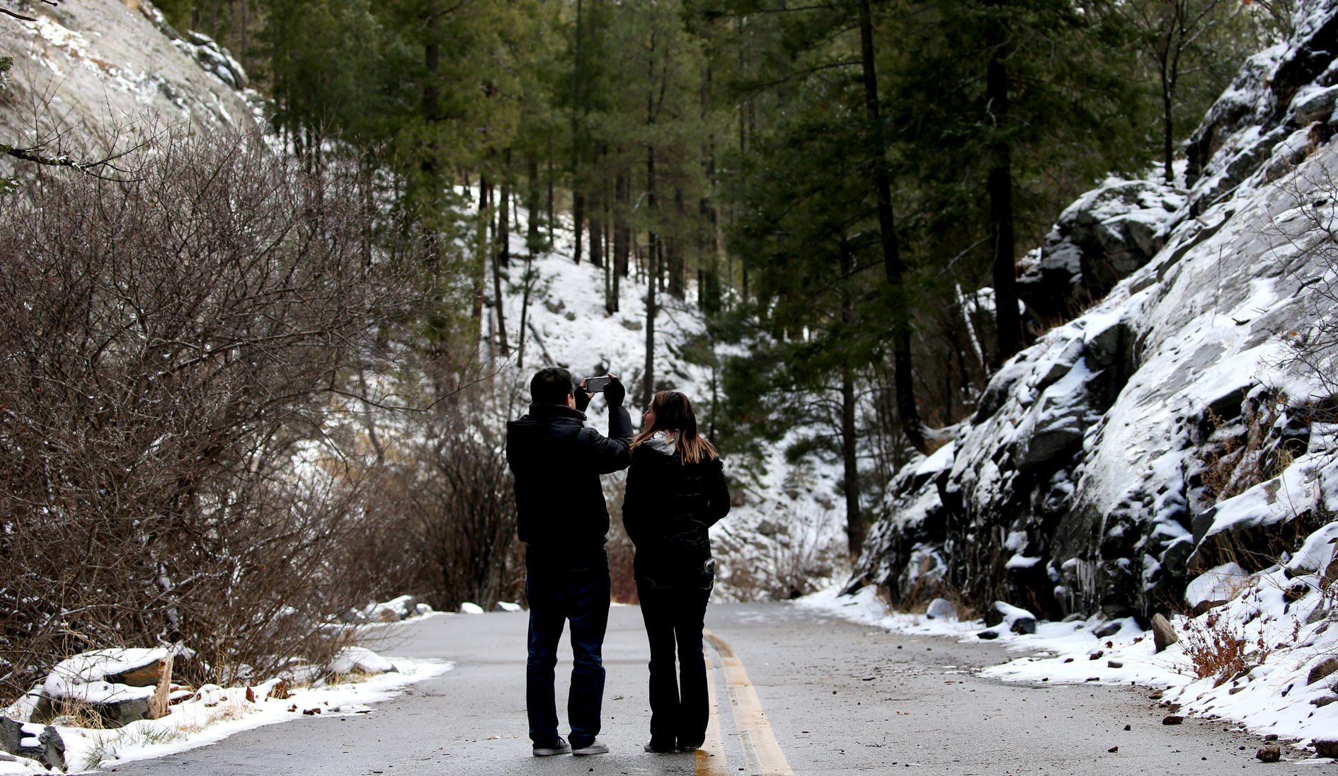 Santa Catalina snows